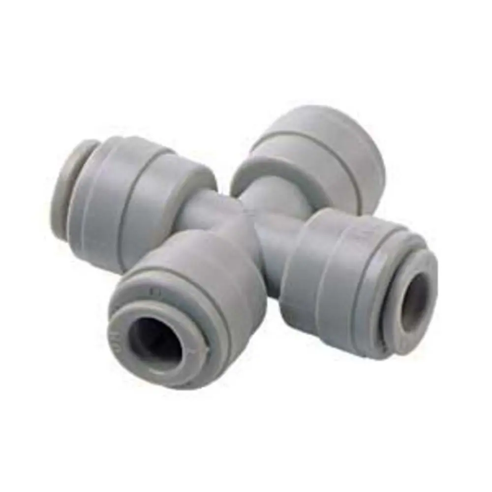 Dmfit 4-Way Cross - 3/8 Push-In 1