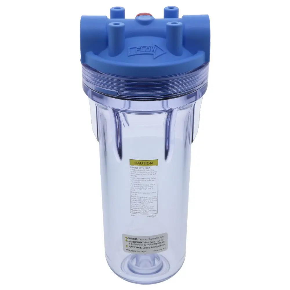 Pentek 150558 10" 3G Standard Filter Housing Blue/Clear Mb W/ Pr - 3/4" Fpt 1