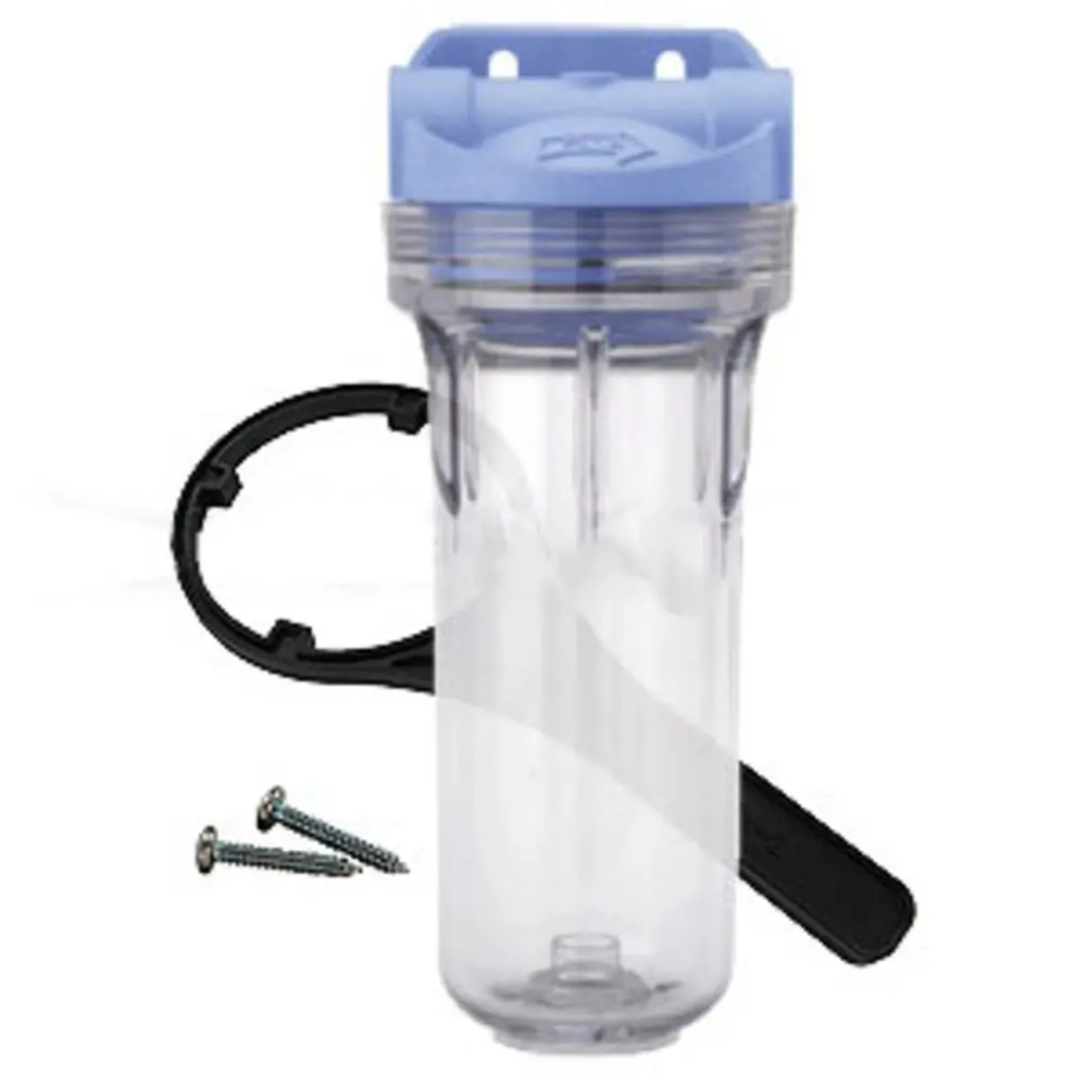 Omnifilter Ob5 10" 3G Standard Filter Housing Blue/Clear Ib W/ Pr - 3/4" Fpt 1