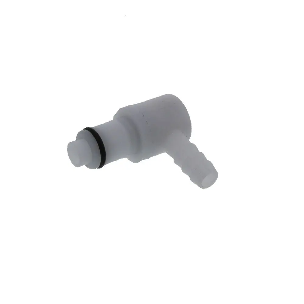 Plcd23004 Valved Elbow Hose Barb Coupling Insert 1/4 Id Barb 2