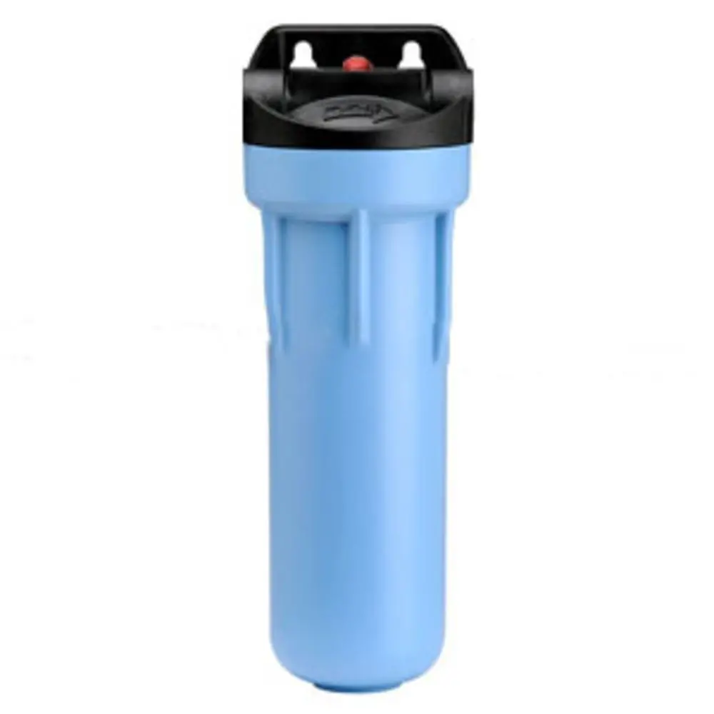 Pentek 158636 10" 3G Slim Line Filter Housing 1/4" Blue Sump Ib W/ Pr 1