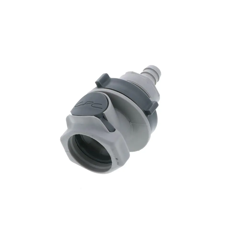 Hfc16612 Panel Mount Hose Barb Coupling Body 3/8 Id Barb 3