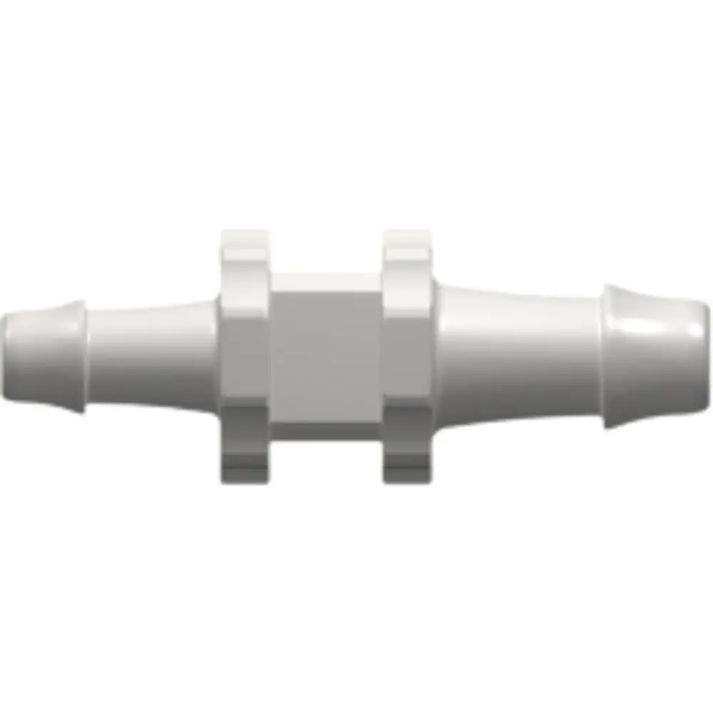 Linktech Straight Through Reduction Tube Fitting With 500 Series Barbs, 5/32" (4.0 Mm) Id 1