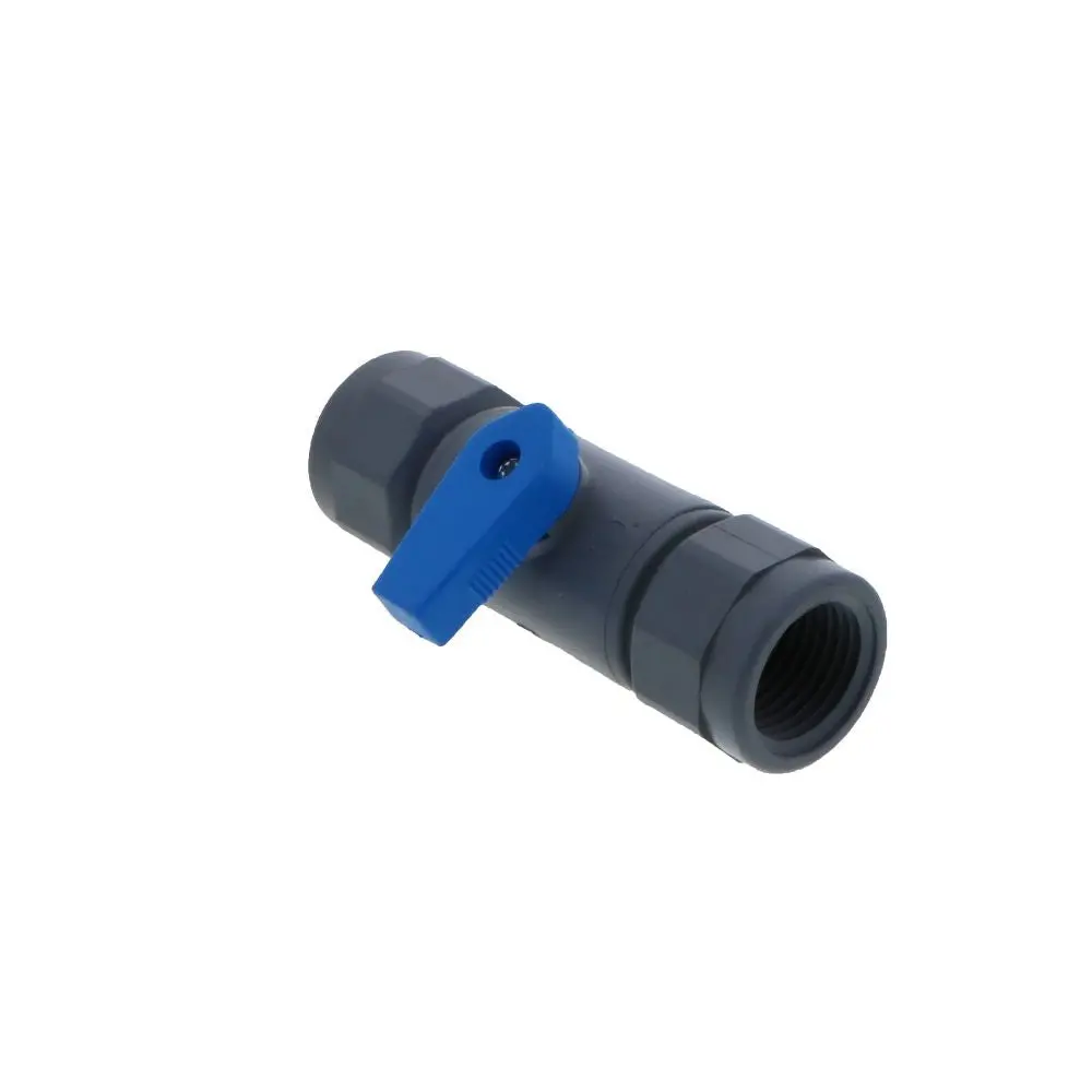 Inline Ball Valve Pvc - 1/2 Female Npt X 1/2 Female Npt 2