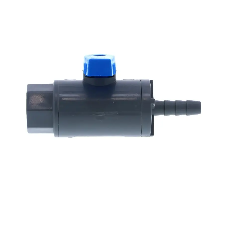 Smc Inline Ball Valve Pvc Fnpt/Barb - 1/4 Id Barb X 1/4 Fnpt 2