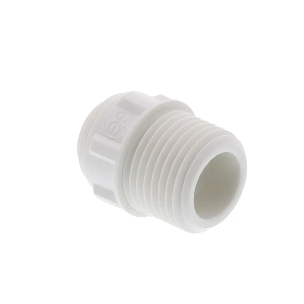 John Guest Male Connector Nptf Polypro  - 3/8 X 1/2 Nptf 1