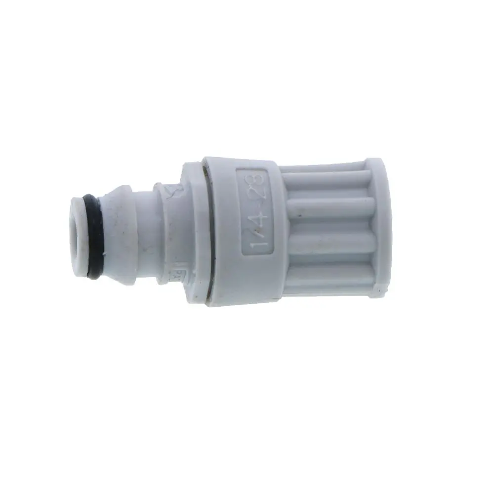 Ns1d26042812 Valved In-Line Coupling Insert 1/4-28 Flat Bottom Port 3
