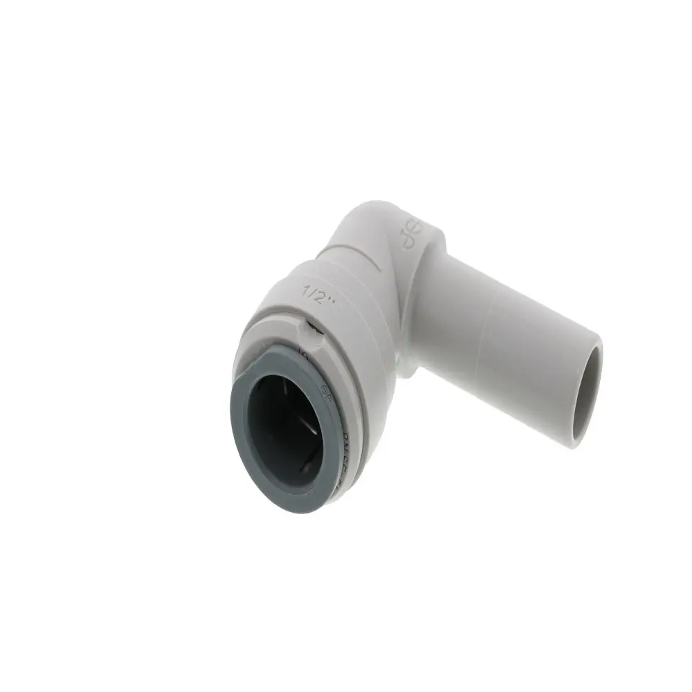 John Guest Stem Elbow Connector - 1/2 Stem X 1/2 2