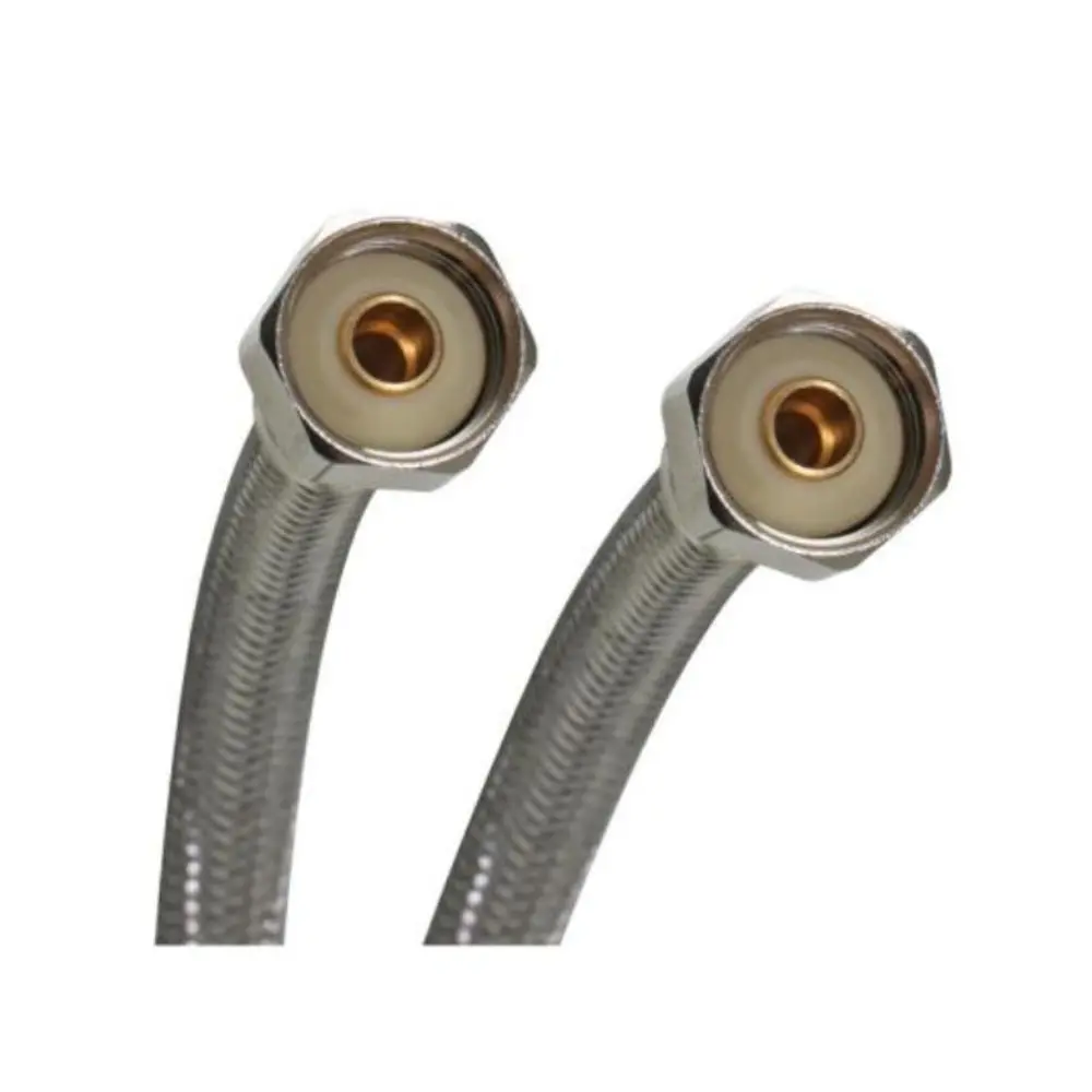 Stainless Steel Flexible Water Connector 1/2 Fip X 1/2 Fip X 20 2