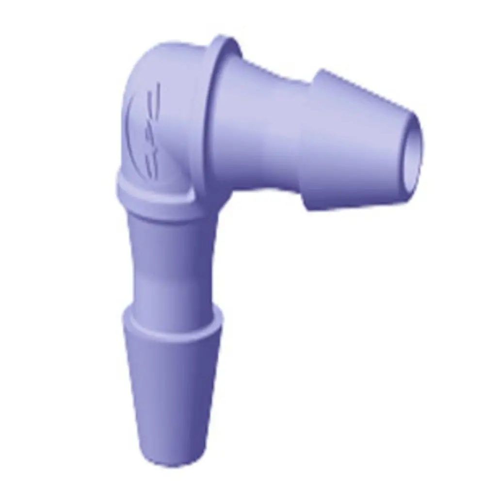 He291 Elbow Fitting Purple Tint Polycarbonate 1/16 Hb X 1/16 Hb 1