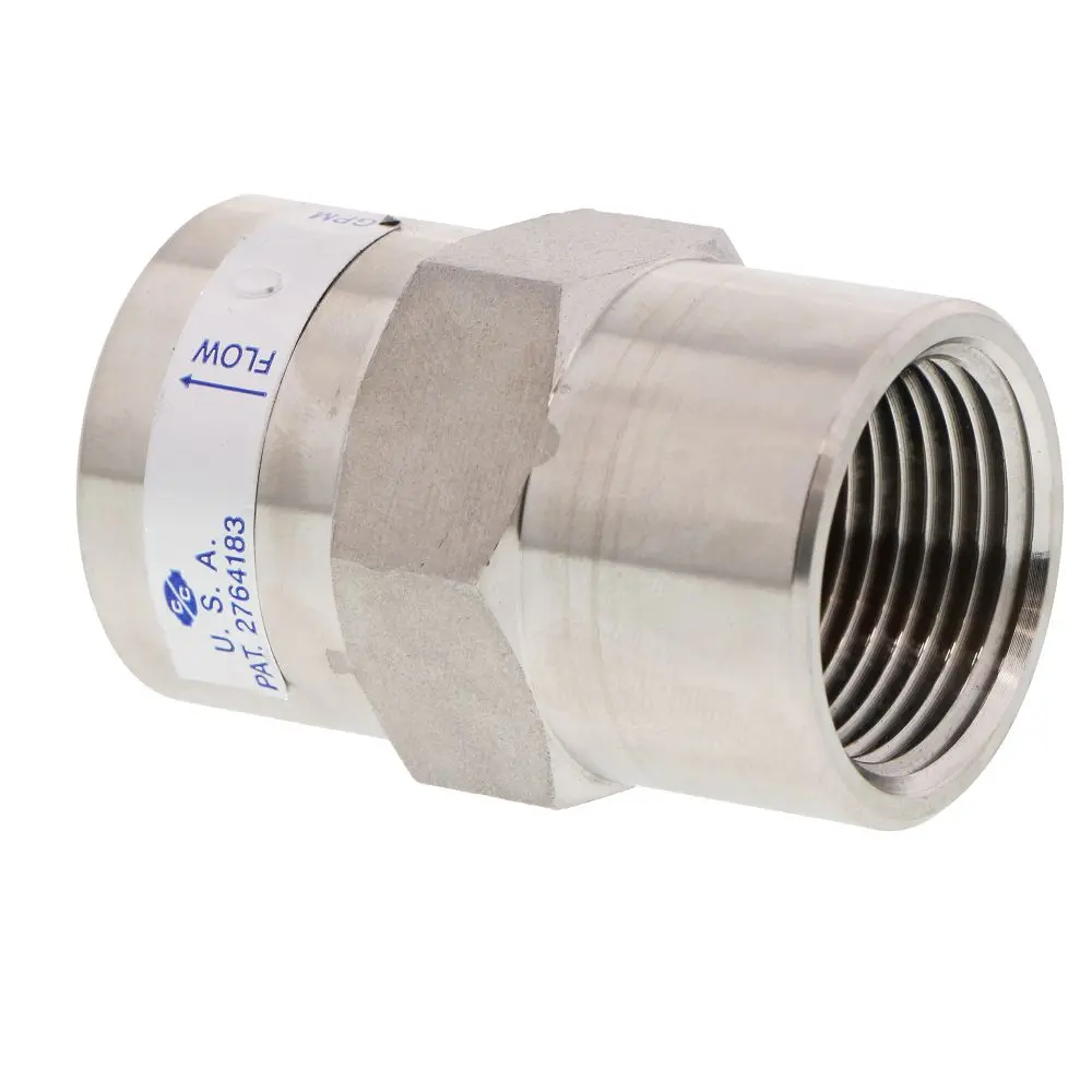 Neo-Pure Stainless Steel  Flow Restrictor 9 Gpm Ss 3/4 Fpt 1