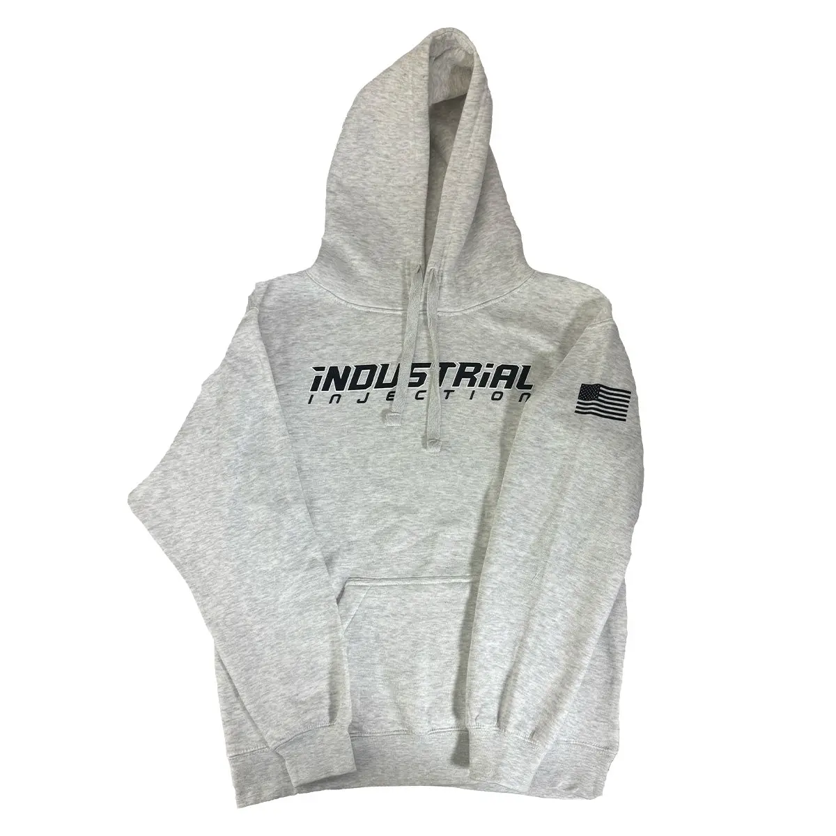 Industrial Injection Heather Gray Hoodie 1