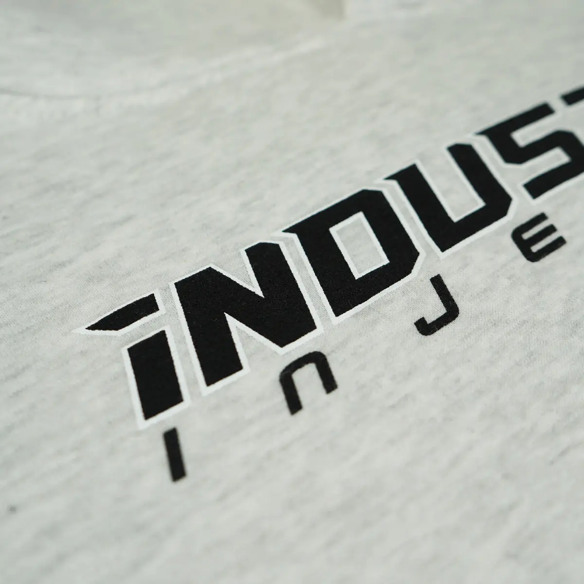 Industrial Injection Heather Gray Hoodie 4