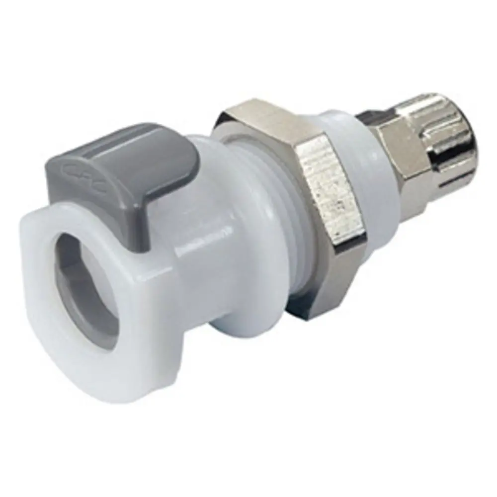 Apcd12004 Valved Panel Mount Ptf Coupling Body 1/4 Ptf 1