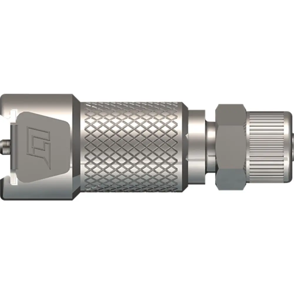Linktech 20Cb Series Straight Female, Non-Valved, 1/4" Ptf, Chrome Brass 1