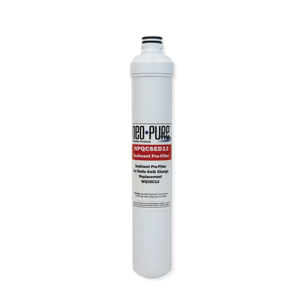 Neo-Pure Kwik Change 13" Sediment Prefilter Replacement For Watts Wqcsc13 1