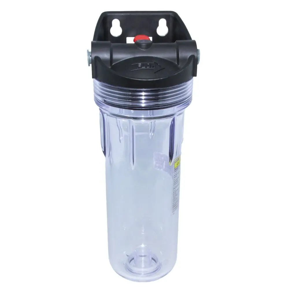 Pentek 158794 10" 3G Slim Line Filter Housing Black/Clear Ib W/ Pr - 1/2" Qc 2