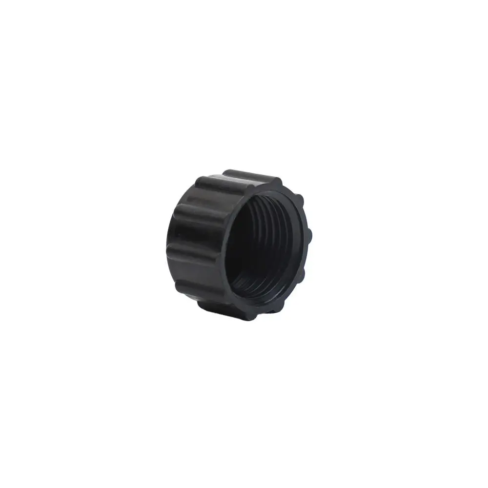 End Cap, Knurled, 3/4 Fnh, W/O Gasket, Black Pp 2