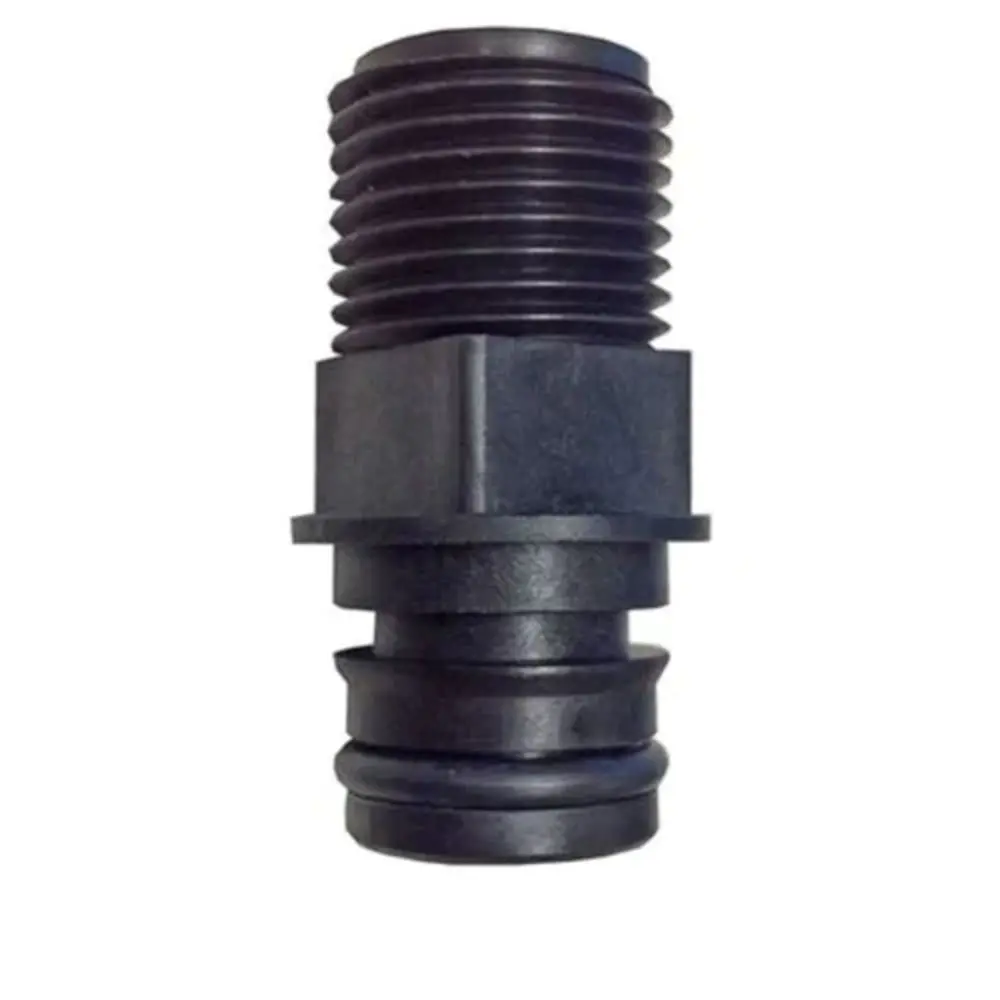 Aquatec Straight Male Thread Fitting 3/4" Quad Port X 1/2" Mnpt For 550 Series Pumps - With Epdm O-Ring 1