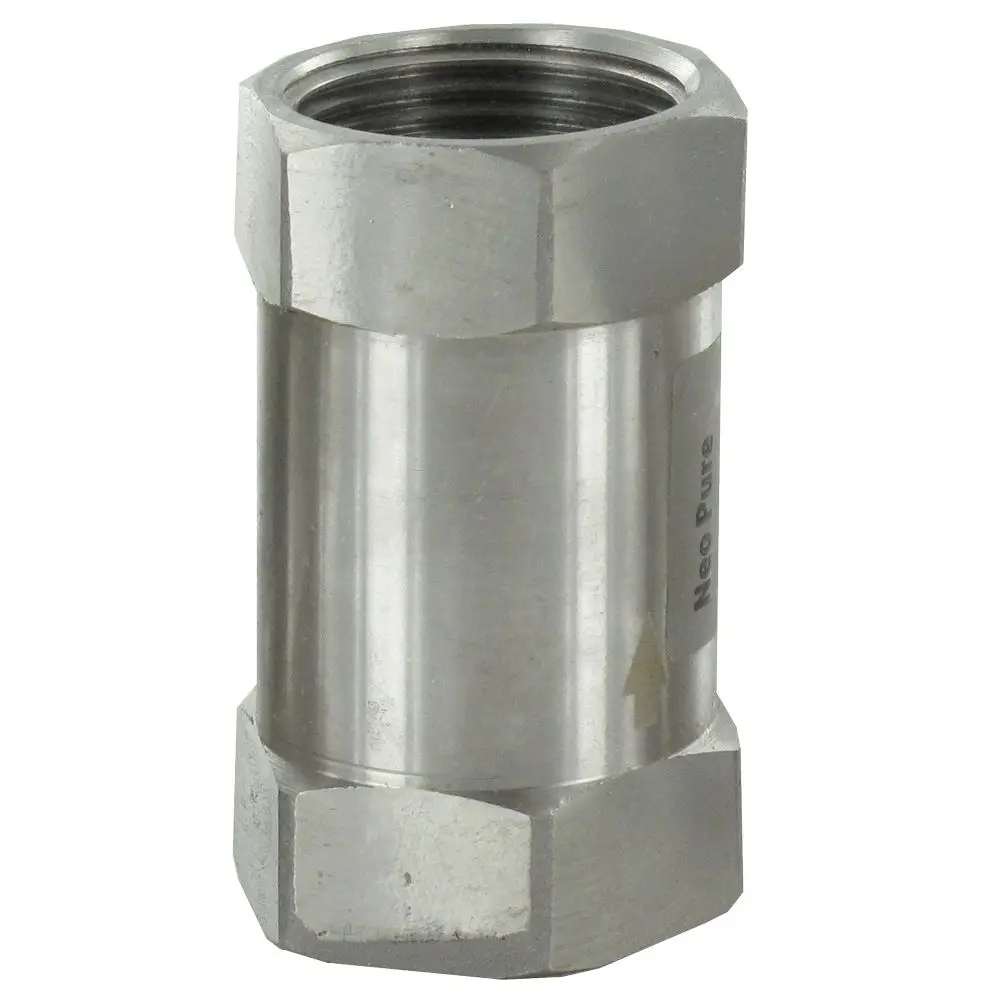 Neo-Pure Stainless Steel Flow Restrictor 9 Gpm 316Ss 1" Fpt X Fpt 1