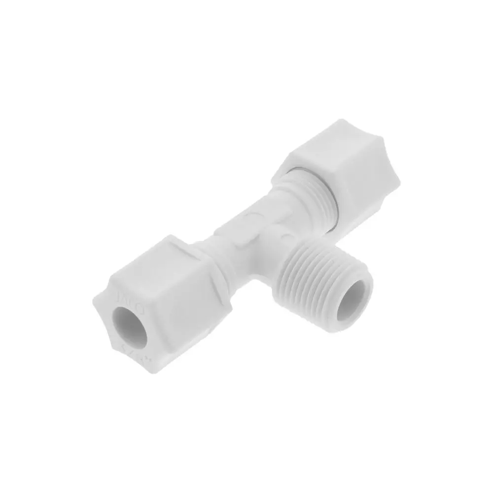 Jaco 60-6-6-P-O Polypropylene Male Branch Tee 3/8 Od Tube X 3/8 Mpt 1