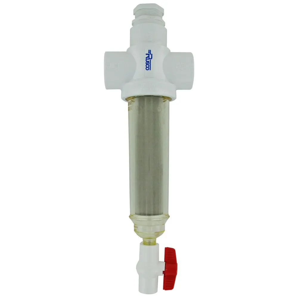 Rusco Chemically Resistant Spin Down Filter Combo Style 1-1/2" Ss 1