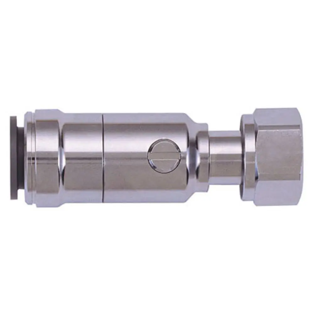 John Guest Service Valve - Brass Chrome-Plated W/Tap Connector 15Mm X 1/2 Bsp 1