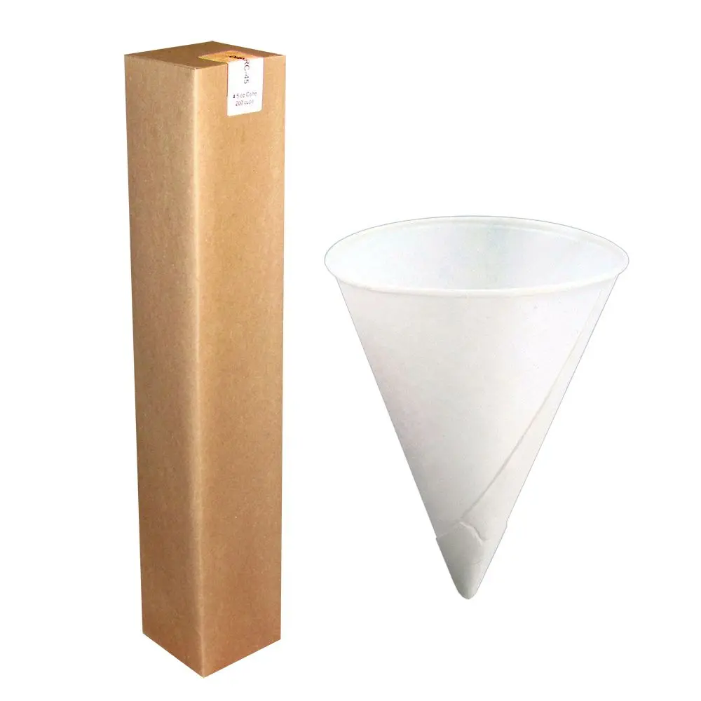 Konie Cone Cups 8Oz Rolled Rim 1