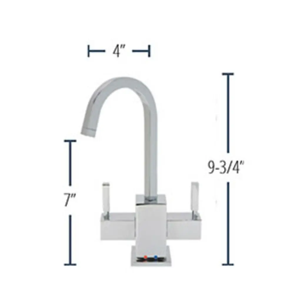 Mountain Plumbing Mt1501-Nl Contemporary Hot & Cold Water Dispenser W/ Square Base & Handle 3