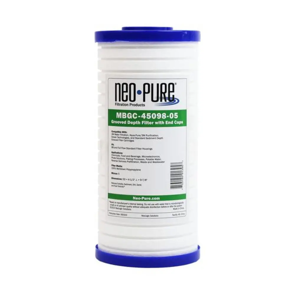 Neo-Pure Whole House Sediment Filter, 4-1/2" X 9-7/8", Model Mbgc-45098-05 (5 Micron) 1