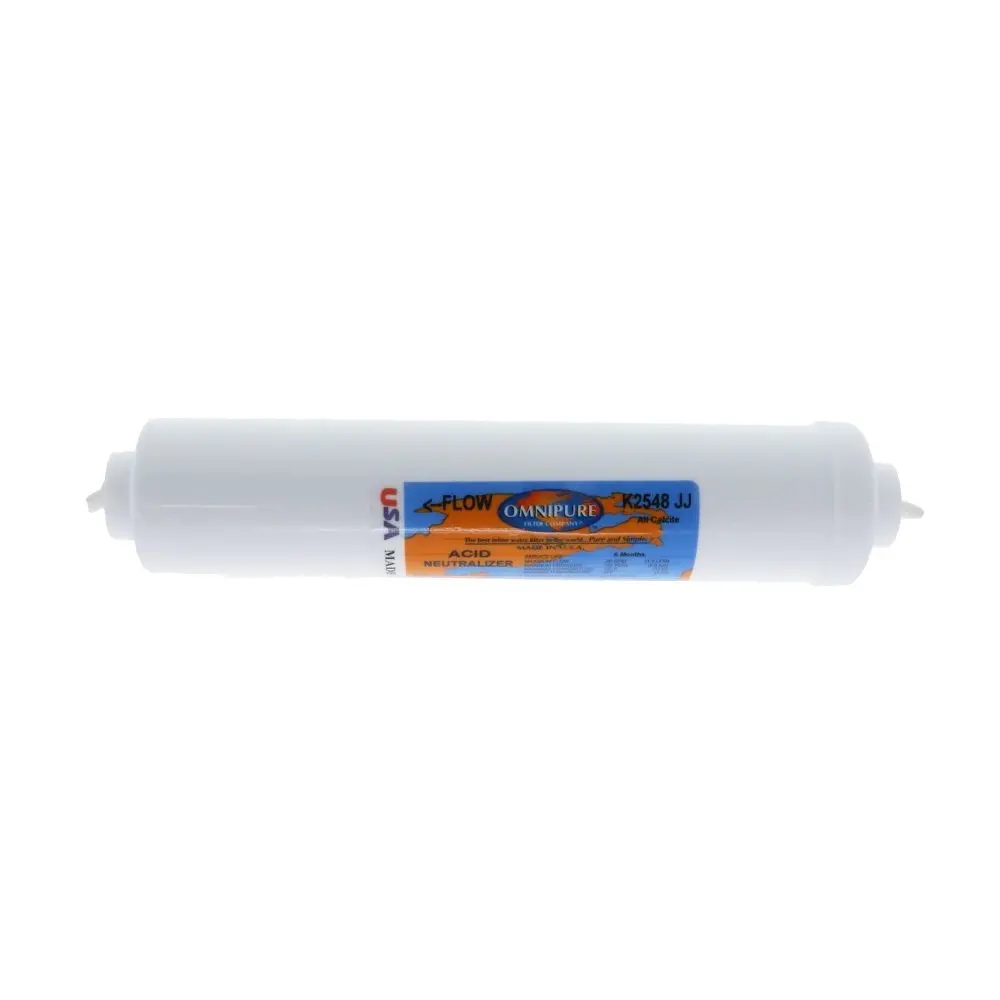 Omnipure Inline K2548-Jj Calcite Re-Mineralizer - 10" X 2" Filter - 1/4" Quick Connect 2