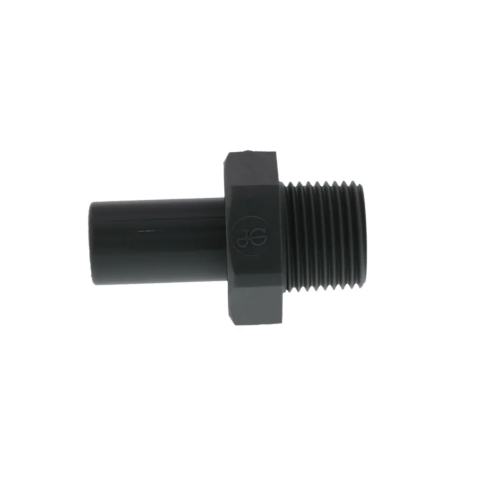 John Guest Stem Adapter Bspt - 1/2 X 3/8  Bspt 1