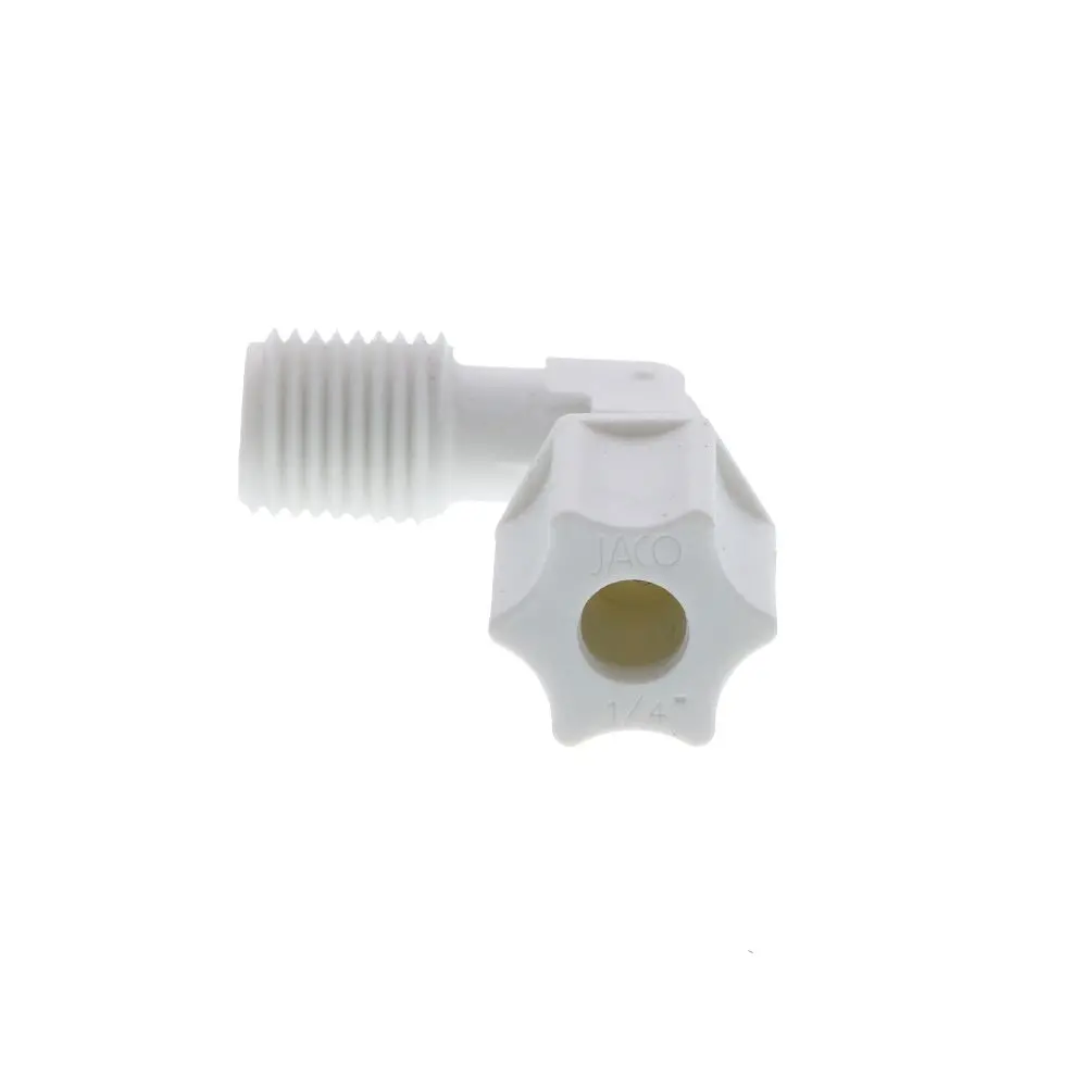 Jaco 40-4-4-P-Pg Polypropylene Male Elbow 1/4 Od Tube X 1/4 Mpt 2
