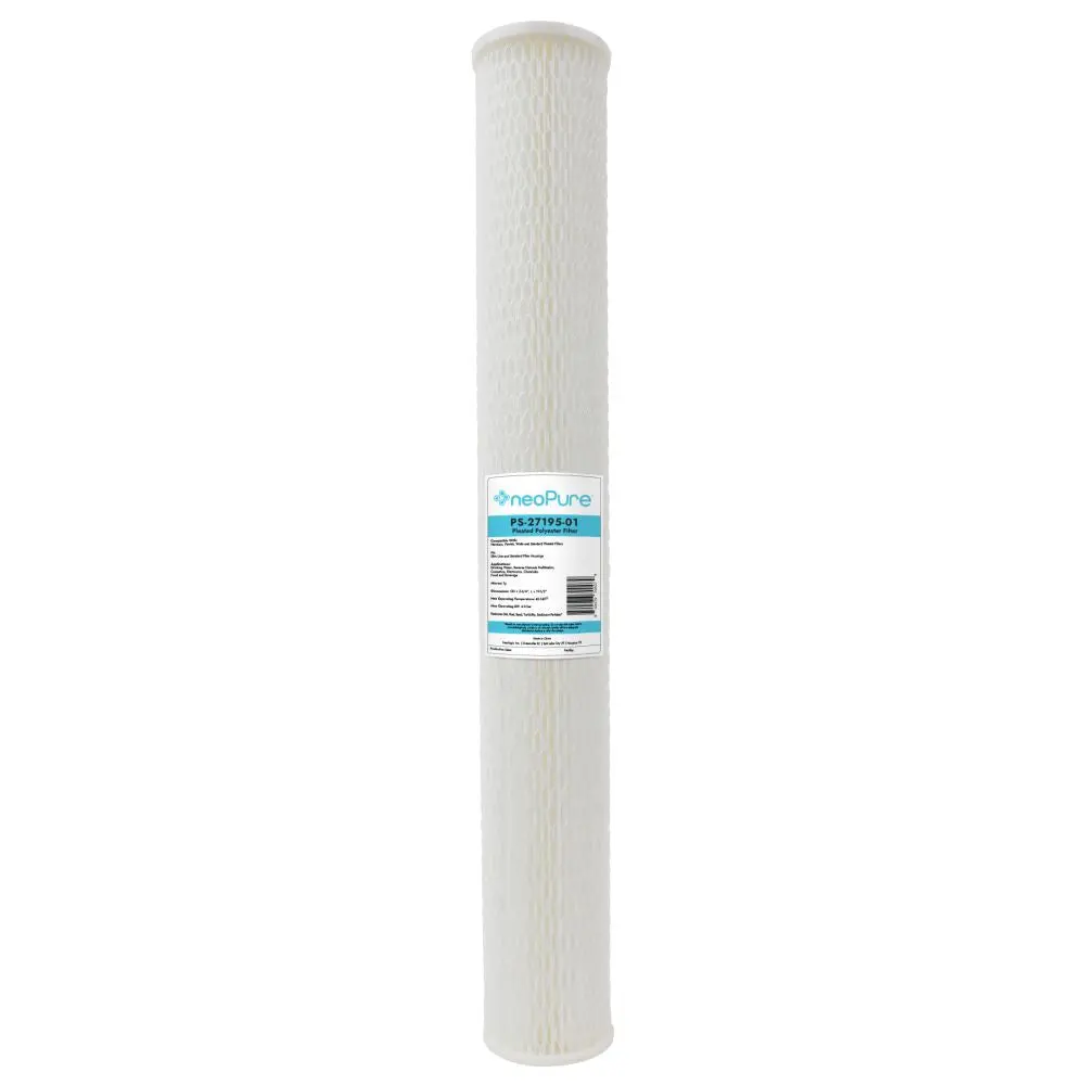 Neo-Pure Ps-27195-01 19-1/2" High Efficiency Pleated Filter 1 Micron 1