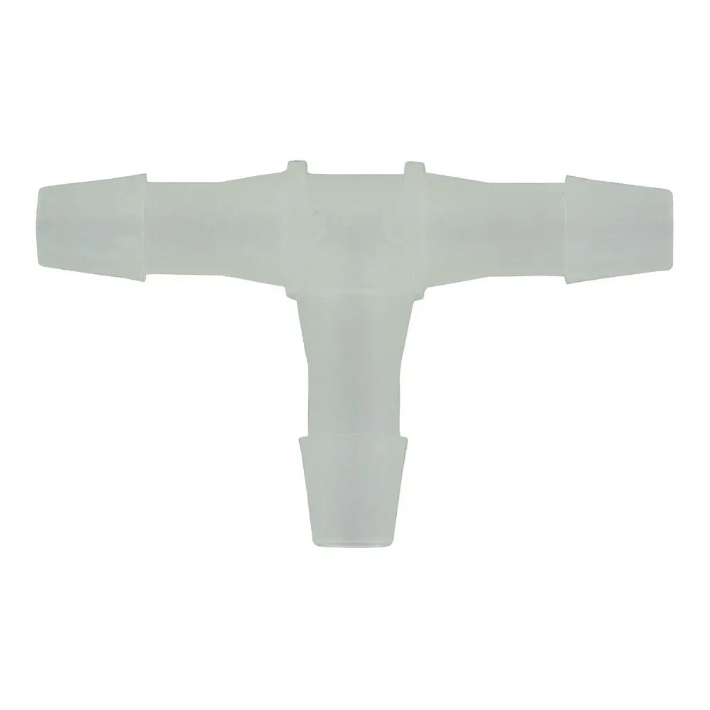 Fitquik Polypropylene Union Tee Barb Fitting - 1/4 Id X 1/4 Id X 1/4 Id 1