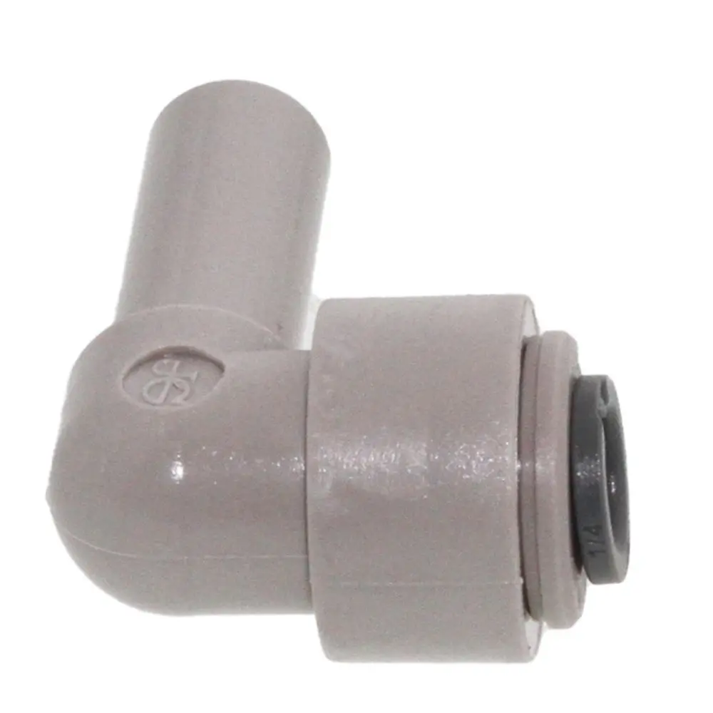 John Guest Stem Elbow Connector - 1/4 Stem X 1/4 3