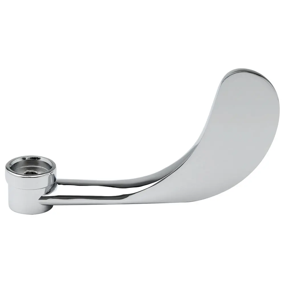 T&S Brass B-Wh4h Chrome Plated 4" Wrist Action Handle, Hot Index 1