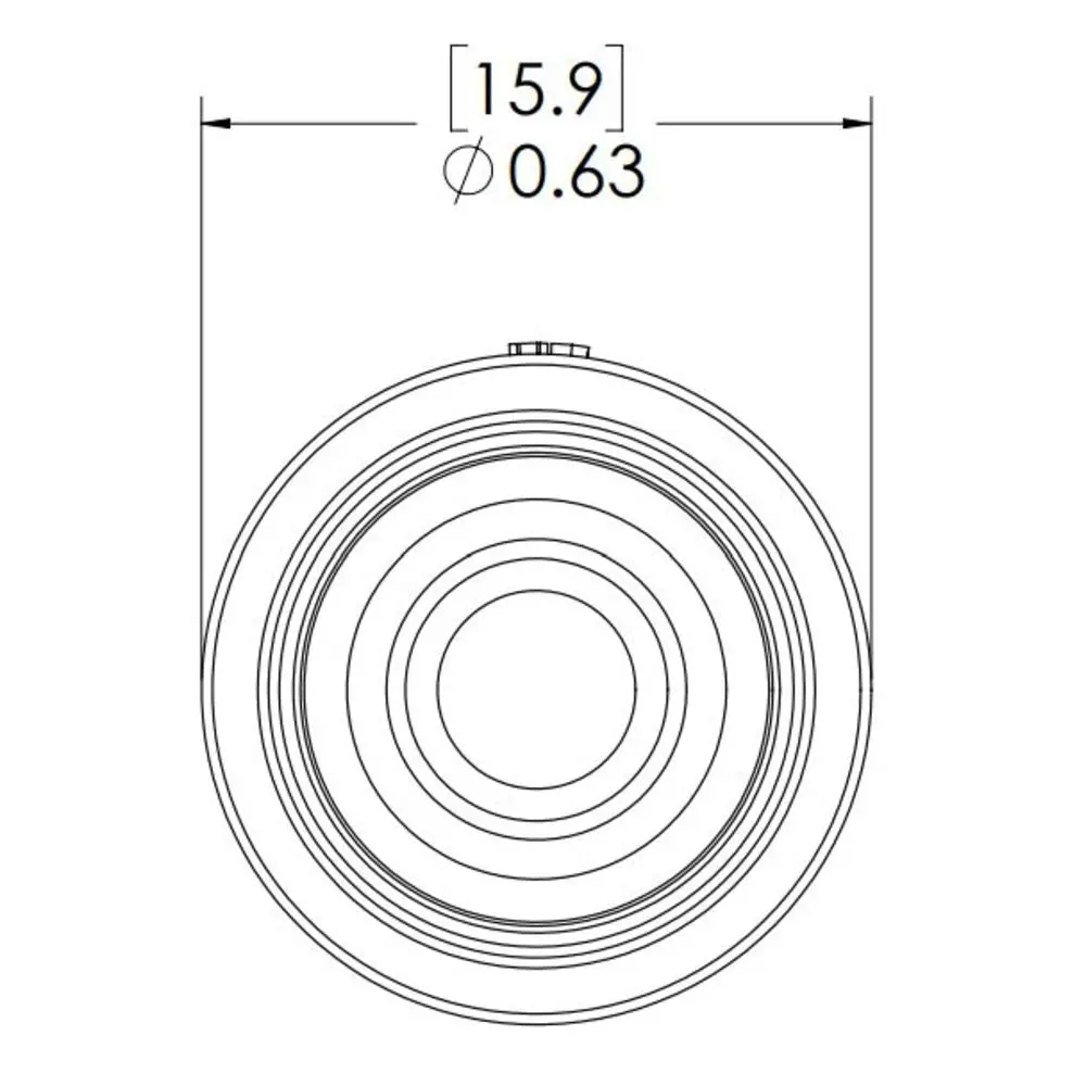 Linktech 50Ac Series Straight Male, Non-Valved, 1/4" Hb, Natural Acetal 3