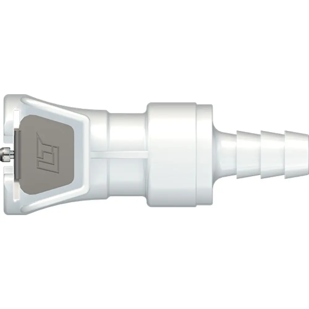 Linktech 40Ac Series Straight Female, Non-Valved, 1/4" Hb, Natural Acetal 1