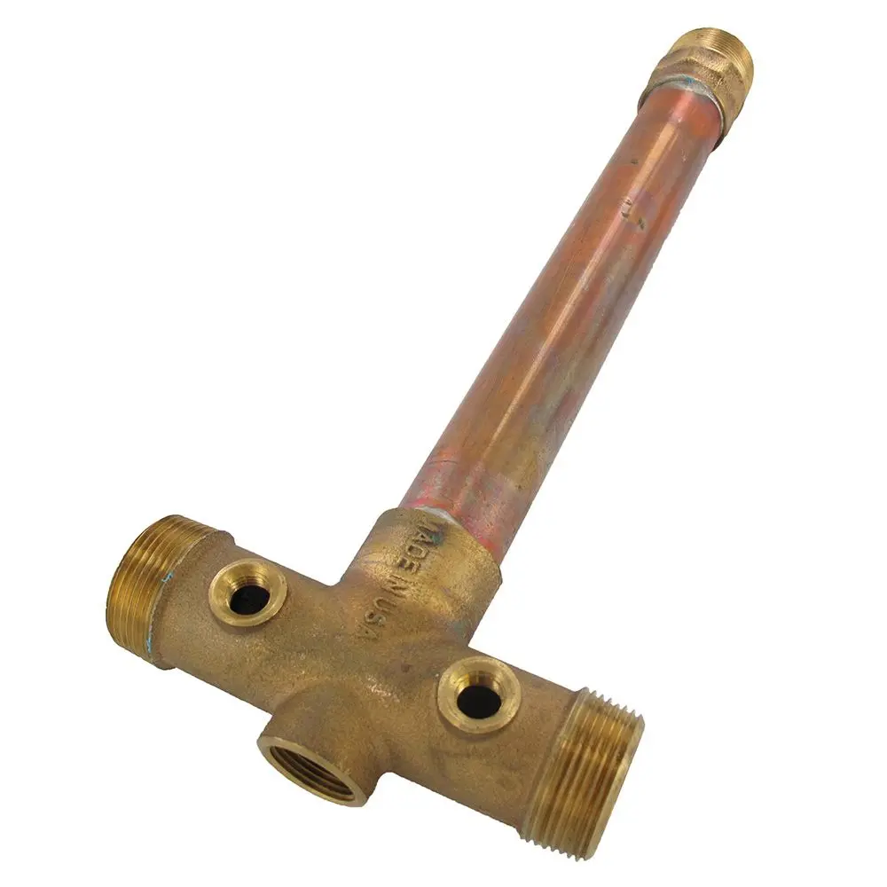 Lead-Free Brass Tank Cross 1.25" X 1" X 14" 1