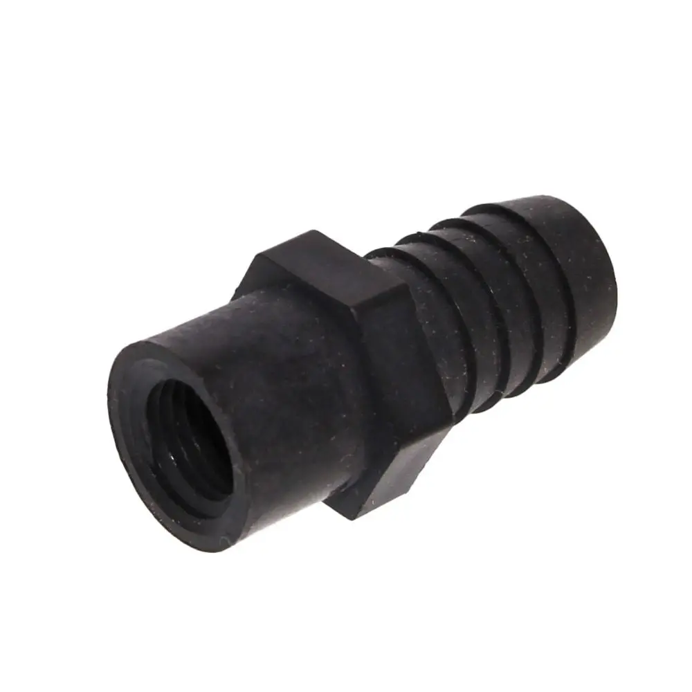 Female Barb Adapter - 5/8 Barb X 1/4 Fnpt - Black Polypropylene 1