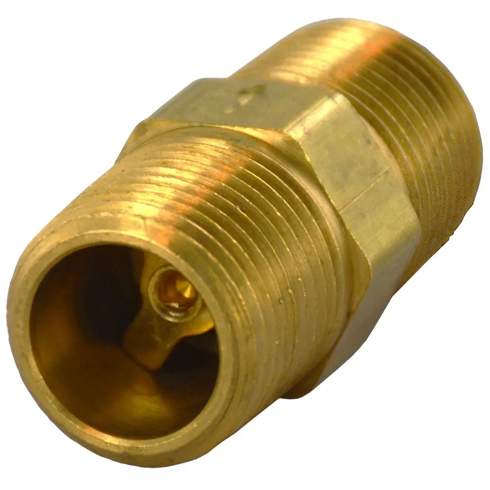 Inline Brass Check Valve - 3/8" Mpt X 3/8" Mpt 1