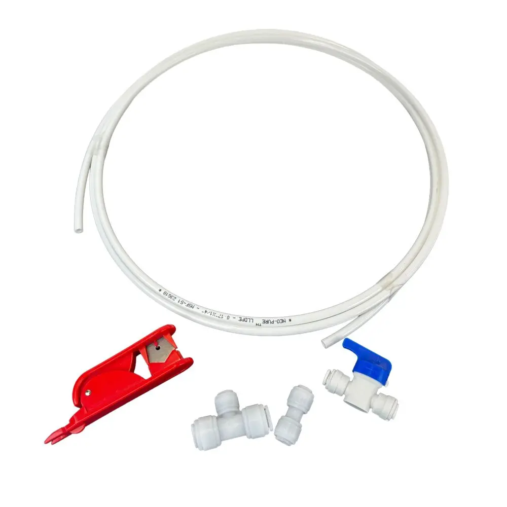 Refrigerator Icemaker Water Filter Adapter Kit 3/8" 2