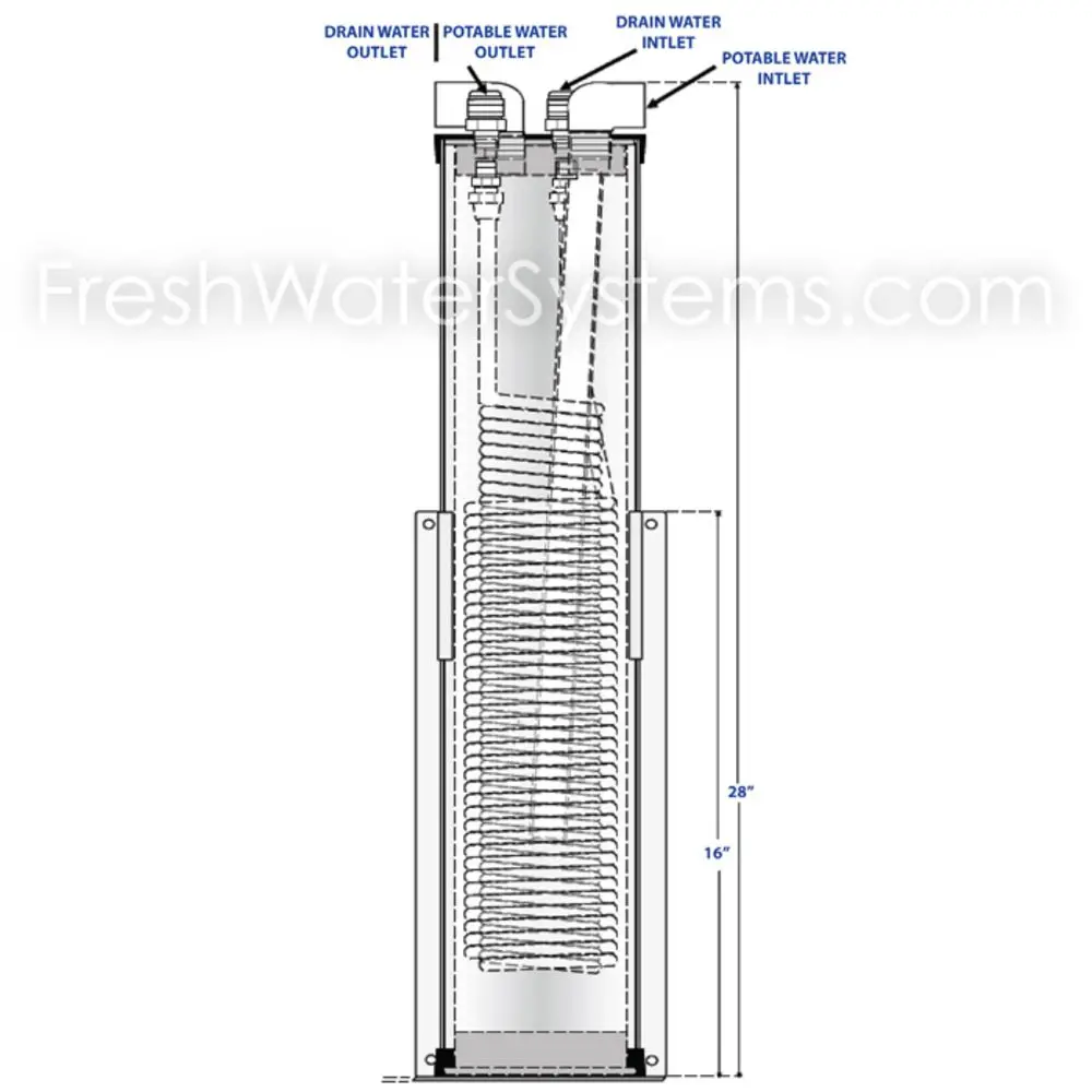 Chilltech Ctii Heat Exchanger For Icemakers Up To 2,400 Lbs 2