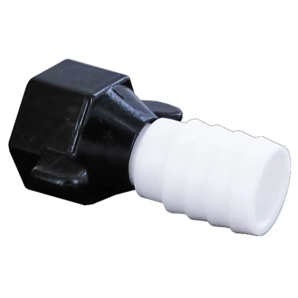 Shurflo 234-2926 Hex Swivel Straight 1/2 Fnpt X 1/2 Barb Poly 1