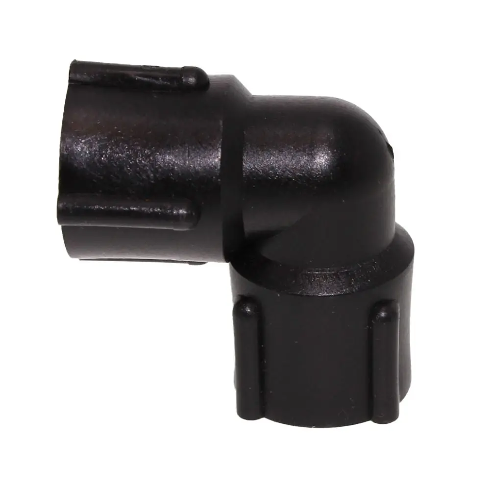 Female Elbow 1/2 Fnpt X 1/2 Fnpt - Black Polypropylene 1