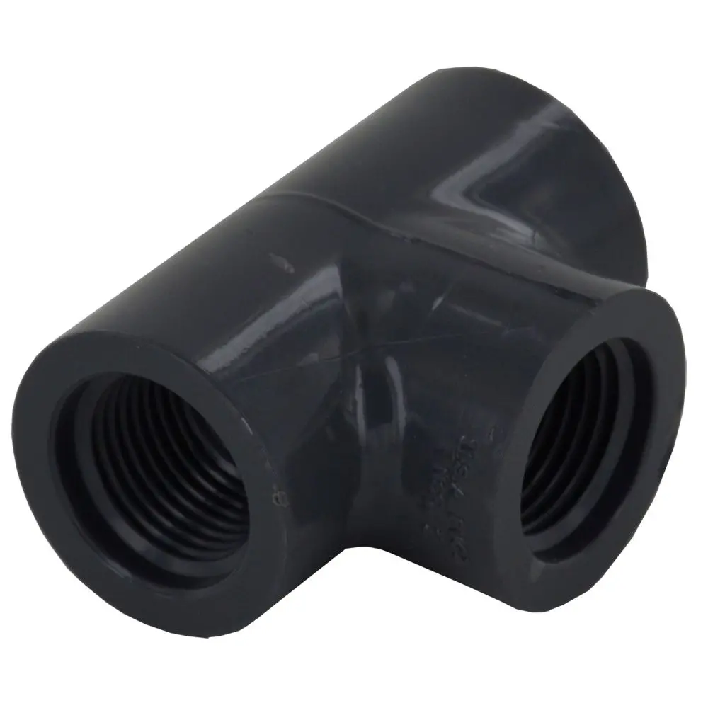 Schedule 80 Pvc Tee 1/2" Fip 1