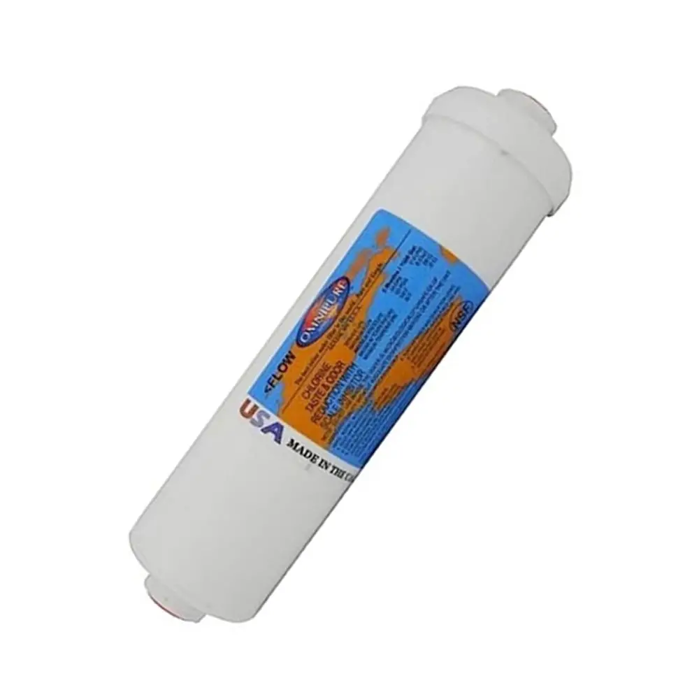 Omnipure Inline K2551-G/C-Bb 50% Calcite, 50% Coco Shell Gac - 10" X 2" Filter - 1/4" Fpt 1