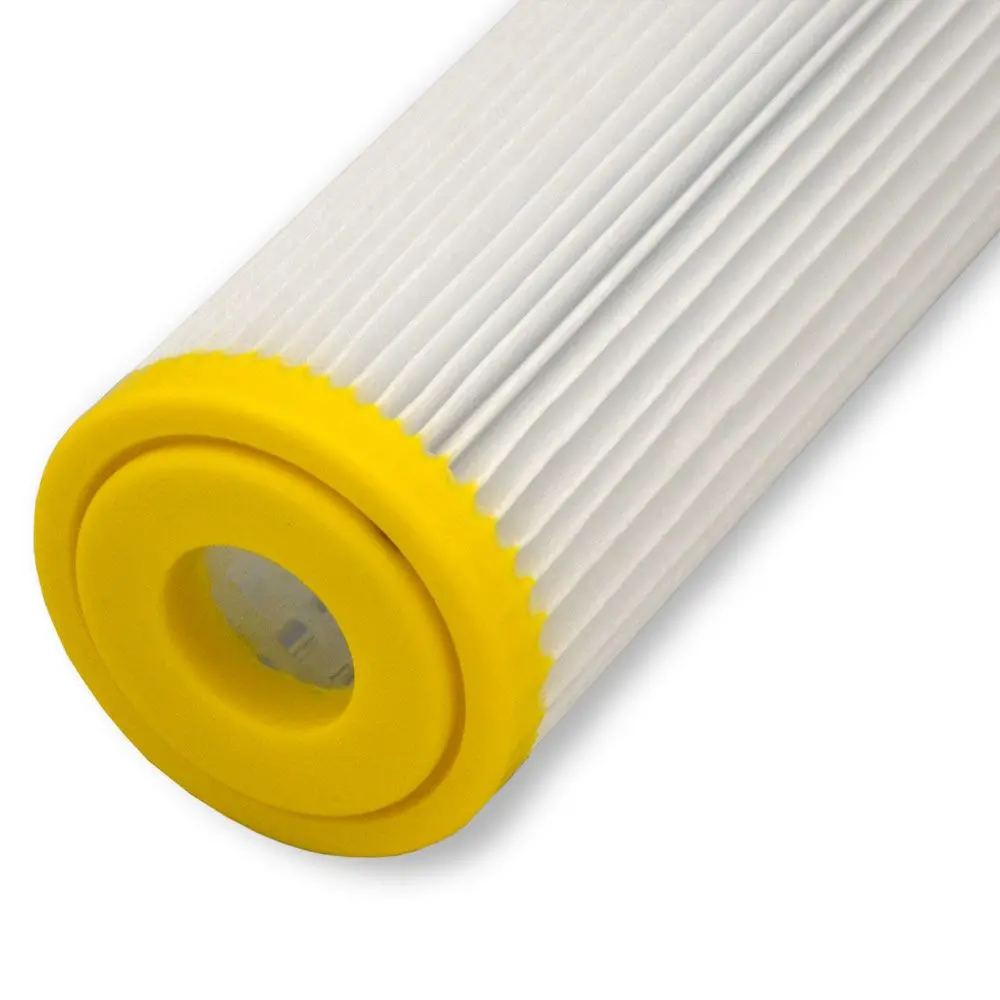40" X 2-3/4" Flow-Max Pleated Poly - 50 Mic 1
