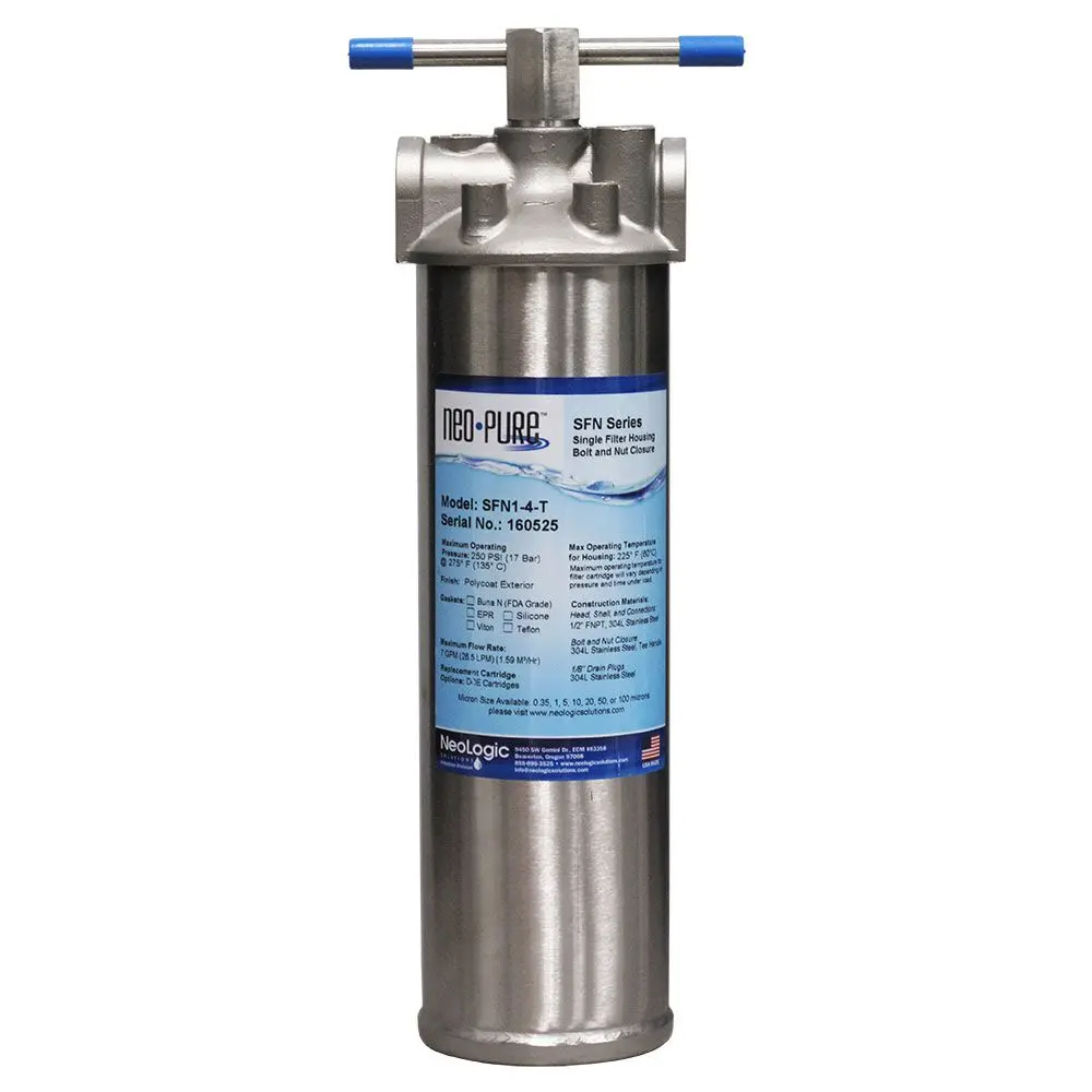 Neo-Pure Sfn1 T-Handle Bolt And Nut Single Filter Closure Housing 1